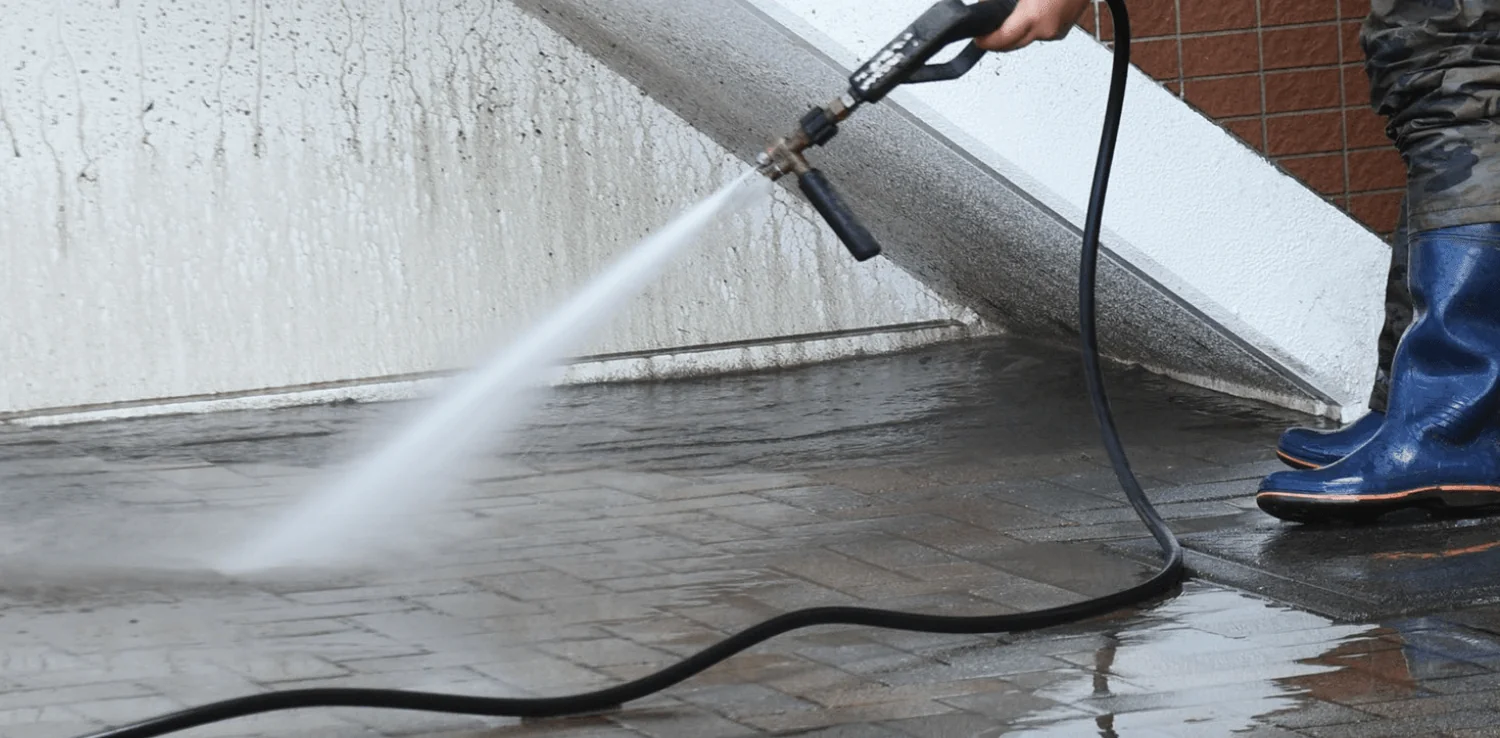 Pressure cleaning a South Florida exterior surface